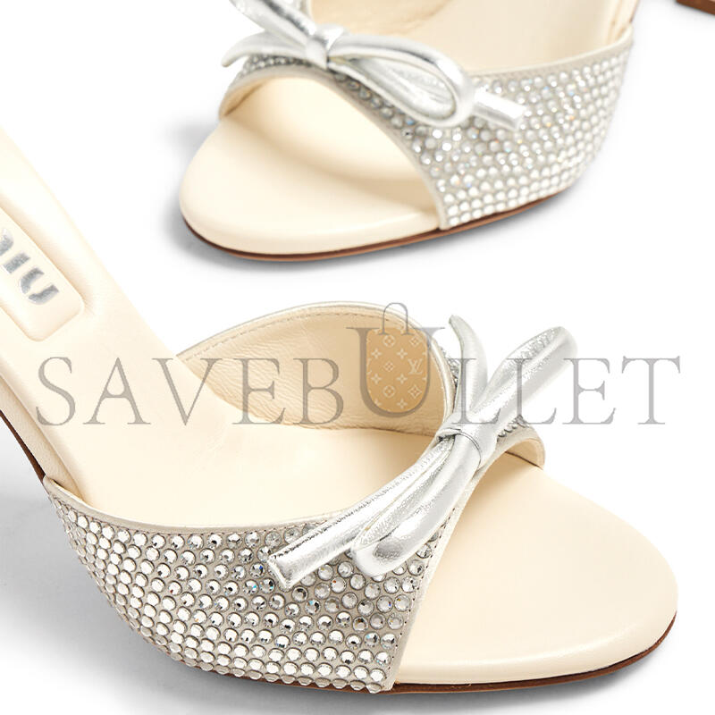 MIU MIU SATIN SANDALS 